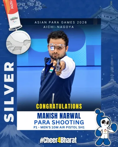 Hardeep Puri hails Manish Narwal's Silver at Asian Para Games 2026