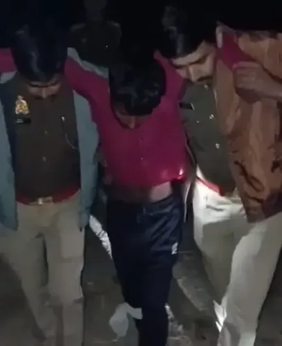हरदोई: नाबालिग से रेप का आरोपी पुलिस मुठभेड़ के बाद गिरफ्तार, 25 हजार का था इनाम 