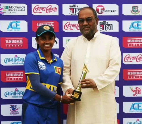 हर्षिता-इमेशा की 61 और 55 रनों की पारियों से श्रीलंका ने बांग्लादेश को पहले टी20 में 25 रनों से हराया
