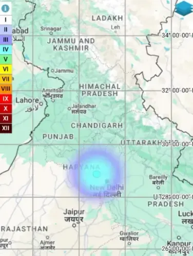 हरियाणा : भूकंप से हिला रोहतक, रिक्टर स्केल पर 3.3 रही तीव्रता