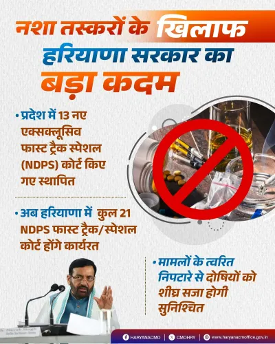 Haryana Govt Takes Major Step Against Drug Traffickers