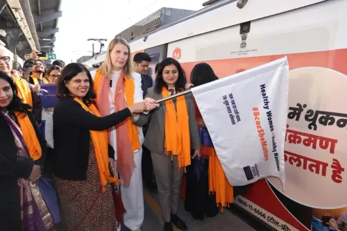Did the Health Ministry and WHO Launch a Health Campaign in Delhi Metro for Women and Girls?