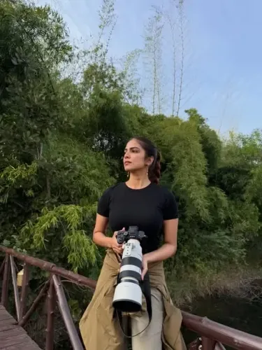 Is Actress Malavika Mohanan's Heart Full of Tiger Photos?