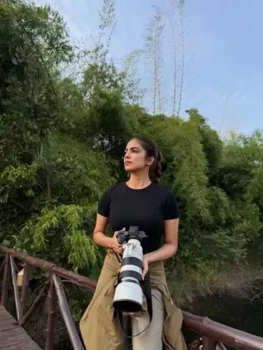 Heart is happy and camera is full of tiger photos, says actress Malavika Mohanan 