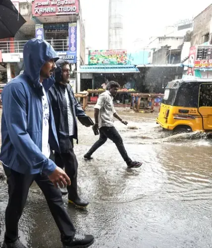 Is Heavy Rain Affecting TN as a New Low-Pressure System Develops Over the Bay of Bengal?