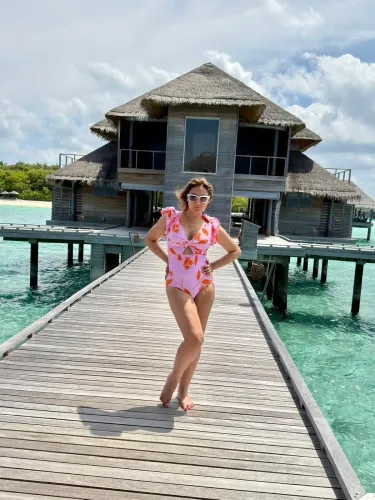 How Does Urvashi Dholakia Infuse Colour into Her Vacation in the Maldives?