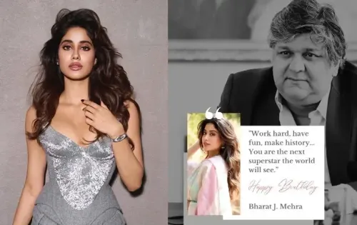 Janhvi Kapoor Receives Heartwarming Birthday Gift from Rohit Saraf
