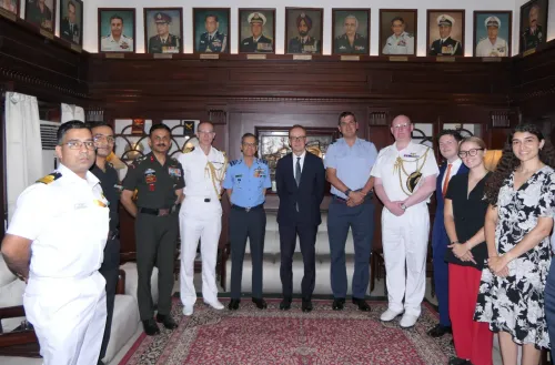 UK defence chief Jeremy Pocklington visits National Defence College in New Delhi
