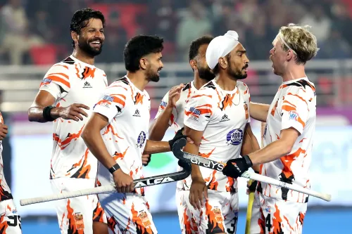 HIL 2024-25: Bengal Tigers Triumph Over UP Rudras 5-3