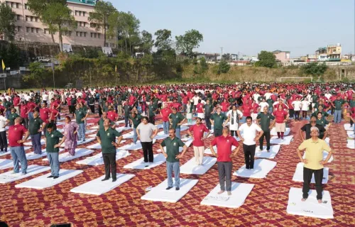Himachal CM Sukhu joins 2,000 at Yoga Day event in Hamirpur