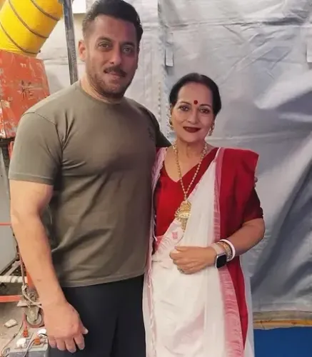 Did Himani Shivpuri Have a Heartfelt Reunion with Salman Khan?