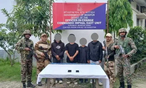 मणिपुर में 8 उग्रवादी गिरफ्तार, दो बड़े नेता भी पकड़े; हथियारों का जखीरा बरामद