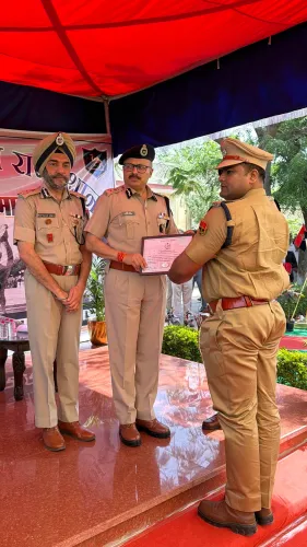 तीरंदाज रजत चौहान को DGP प्रशस्ति पत्र: एशिया कप 2026 में स्वर्ण समेत जीते कई पदक