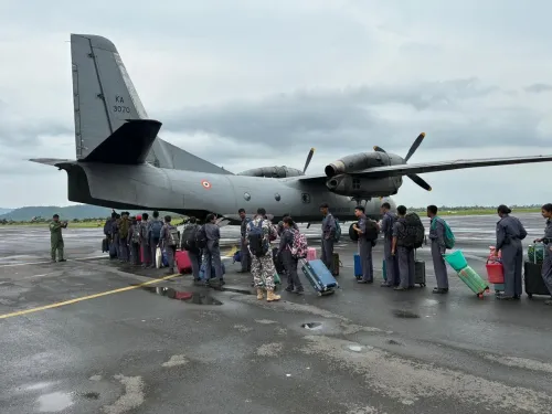 भारतीय वायु सेना ने मणिपुर से 132 एनसीसी कैडेट्स को एयरलिफ्ट किया, तीन AN-32 विमानों से असम पहुँचाया