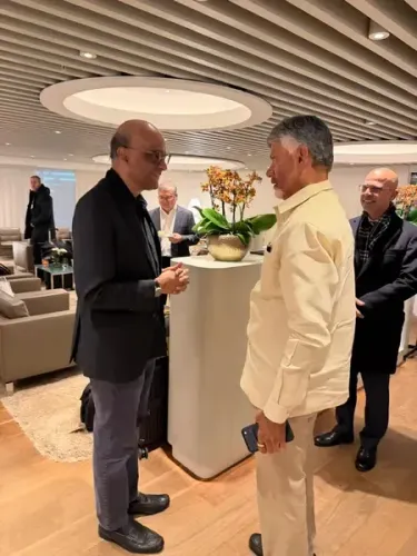 ज्यूरिख में चंद्रबाबू नायडू ने सिंगापुर के राष्ट्रपति से की मुलाकात, आंध्र प्रदेश के लिए निवेश मिशन शुरू