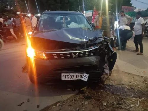 हैदराबाद में तेज रफ्तार SUV ने स्कूटी सवार पूर्व सैनिक को कुचला, मौत; तीन घायल