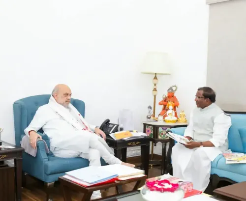 असम के राज्यपाल लक्ष्मण प्रसाद आचार्य ने अमित शाह से मिलकर युवा देशभक्ति और नशामुक्ति अभियान की दी जानकारी