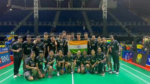 क्या भारत ने बैडमिंटन एशिया जूनियर चैंपियनशिप में यूएई को हराकर क्वार्टर फाइनल में जगह बनाई?
