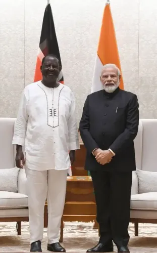 क्या प्रधानमंत्री मोदी ने केन्या के पूर्व प्रधानमंत्री रैला ओडिंगा के निधन पर शोक व्यक्त किया?