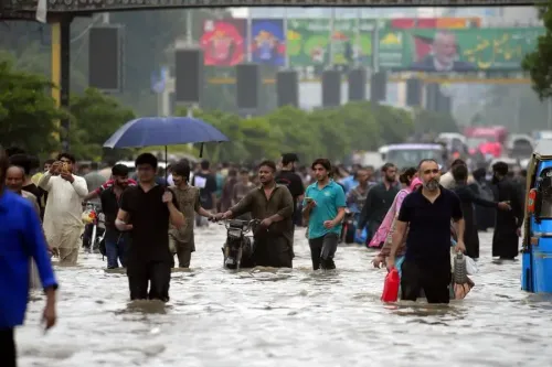 क्या पाकिस्तान में मूसलाधार बारिश से मरने वालों की संख्या 788 हुई?