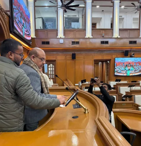 क्या दिल्ली विधानसभा अध्यक्ष ने शीतकालीन सत्र से पहले व्यवस्थाओं की समीक्षा की?