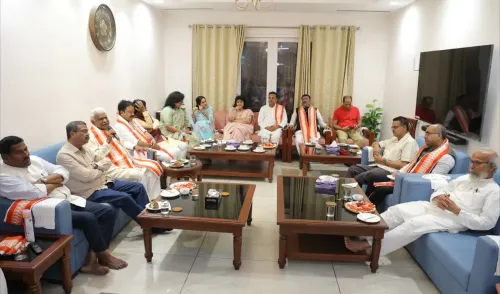 धर्मेंद्र प्रधान की ओडिशा CM माझी और वरिष्ठ BJP नेताओं के साथ बैठक, राज्य विकास कार्यों की समीक्षा