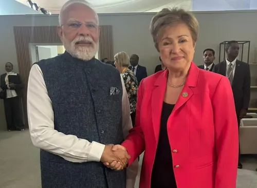 क्या प्रधानमंत्री मोदी ने जी20 समिट में आईएमएफ चीफ क्रिस्टालिना जॉर्जीवा से मुलाकात की?