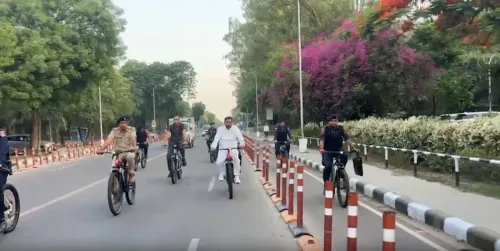 हरियाणा CM नायब सिंह सैनी ने सुखना झील तक साइकिल चलाई, ईंधन बचाओ अभियान को दिया बढ़ावा