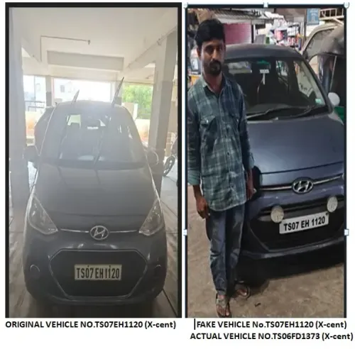 हैदराबाद ट्रैफिक पुलिस ने 100 फर्जी नंबर प्लेट वाहन जब्त किए, 8 महीनों में 100 आपराधिक मामले दर्ज