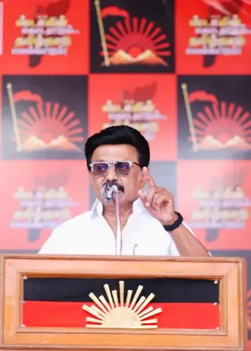 Stalin Critiques Centre's Three-Language Policy as a Hindi Imposition