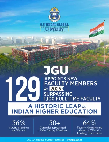 क्या जेजीयू ने भारतीय उच्च शिक्षा में ऐतिहासिक छलांग लगाई? 129 विश्वस्तरीय संकाय सदस्यों की नियुक्ति