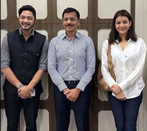 काजल अग्रवाल ने IAS तुकाराम मुंडे से की मुलाकात, बोलीं — 'भारत को आप जैसे और लोग चाहिए'