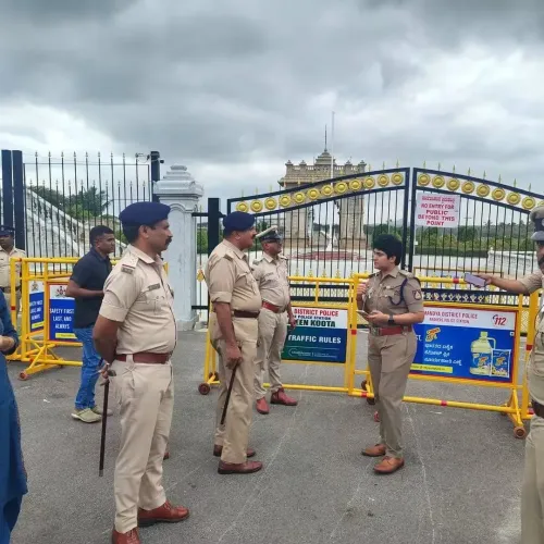 कावेरी जल विवाद: केआरएस बांध पर BJP-किसानों का प्रदर्शन, 1,500 पुलिसकर्मी तैनात