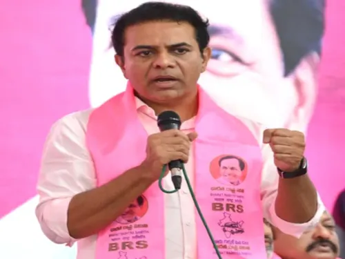 क्या केटीआर ने तेलंगाना में तोड़फोड़ पर राहुल गांधी की चुप्पी पर सवाल उठाया?