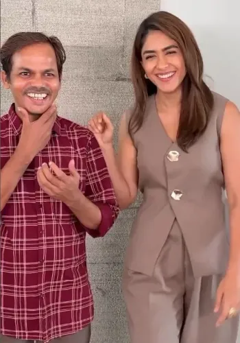 क्या मृणाल ठाकुर ने कुक को 'द पो पो सॉन्ग' का हुक स्टेप सिखाया?