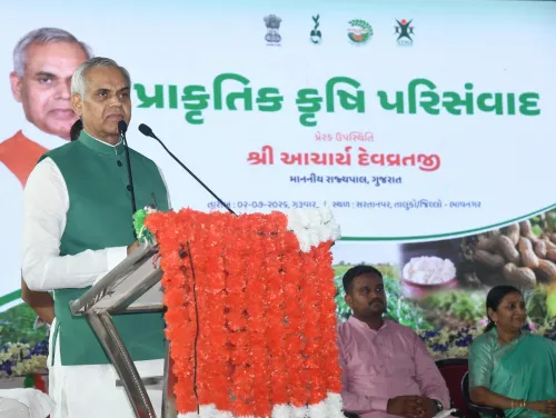 प्राकृतिक खेती से लागत घटेगी, जन स्वास्थ्य सुधरेगा: गुजरात राज्यपाल आचार्य देवव्रत का भावनगर में आह्वान
