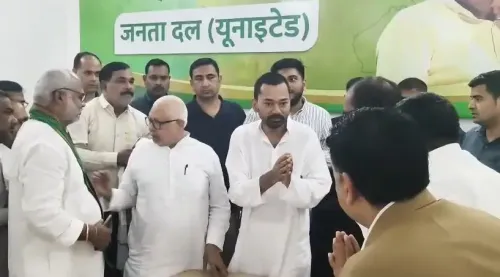 निशांत कुमार ने जदयू कार्यालय में राम मनोहर लोहिया को श्रद्धांजलि अर्पित की, नीतीश कुमार के कार्यों की तारीफ की