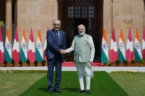 PM मोदी और स्विस राष्ट्रपति परमेलिन की हैदराबाद हाउस में बैठक, TEPA की पहली वर्षगांठ पर संबंध प्रगाढ़