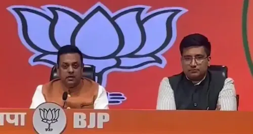 BJP का CJP प्रदर्शन पर पलटवार: संबित पात्रा बोले — 'अराजक तत्वों का फ्लॉप शो, लोकतंत्र की जीत'