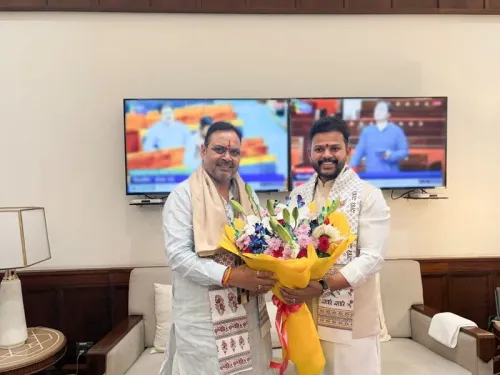 राजस्थान के मुख्यमंत्री ने केंद्रीय मंत्रियों के साथ दिल्ली में बैठक की, नए हवाई अड्डे और आरआरटीएस पर चर्चा