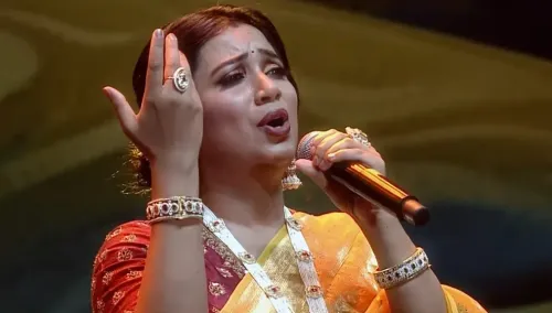 श्रेया घोषाल का भजन 'सिद्धा भजो' रिलीज़: पिता की यादों से जुड़ी आवाज़ ने दिलों को छुआ