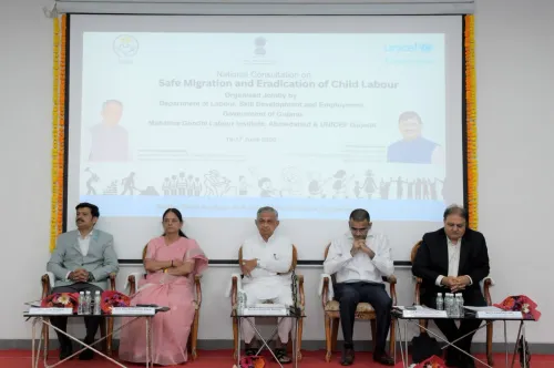 बाल श्रम उन्मूलन और सुरक्षित पलायन पर गांधीनगर में अंतरराज्यीय संवाद, मंत्री बावलिया बोले — यह साझी जिम्मेदारी