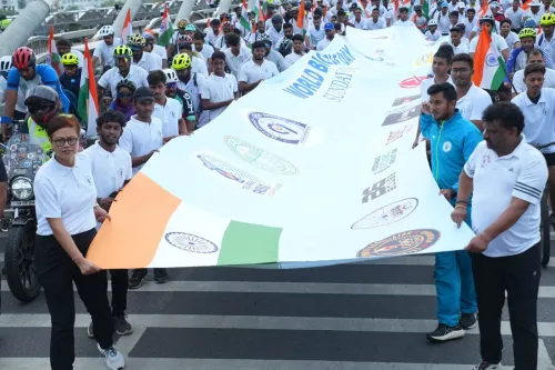 विश्व साइकिल दिवस पर तेलंगाना में हजारों ने 'फिट इंडिया संडेज ऑन साइकिल' में लगाई साइकिल