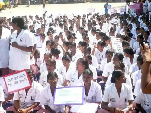 क्या तमिलनाडु नर्सेस एसोसिएशन ने स्टालिन सरकार के खिलाफ राज्यव्यापी विरोध प्रदर्शन का ऐलान किया?