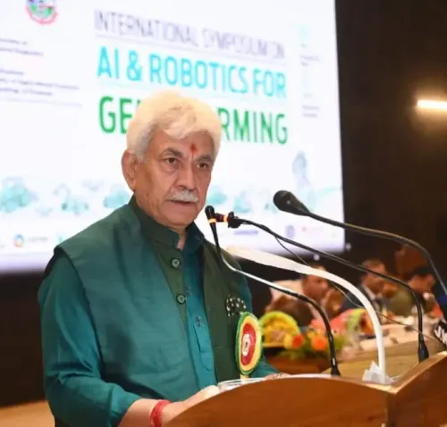 एआई और रोबोटिक्स से बदलेगी खेती: SKUAST सम्मेलन में एलजी मनोज सिन्हा का वैश्विक नेतृत्व का आह्वान