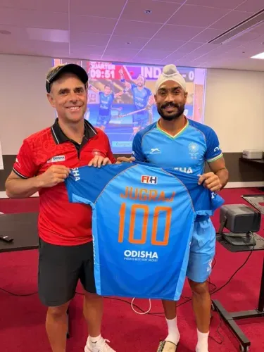 Jugraj Singh reaches 100 international caps in FIH Pro League clash vs Germany