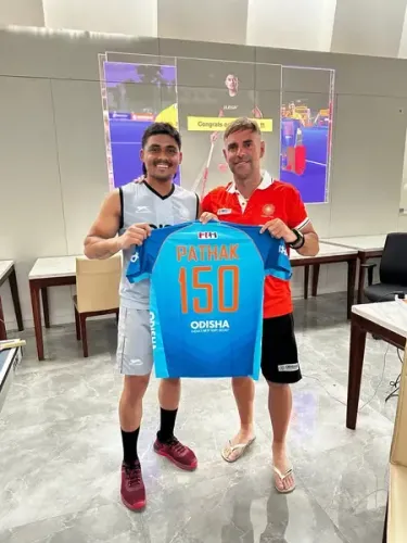 Did Hockey India Honor Krishan Pathak for His 150th International Game?