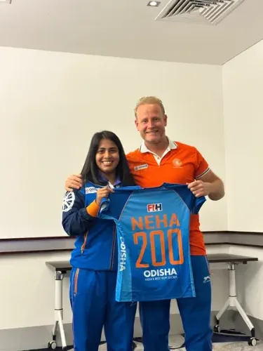 Neha completes 200 international caps for India at FIH Women's Nations Cup