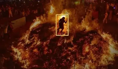 होलिका दहन की अनोखी परंपरा: मथुरा के फालैन गांव की सच्चाई