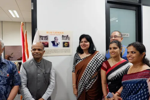 How is Biju Patnaik's Legacy Honored by BJP MP Aparajita Sarangi in Indonesia?